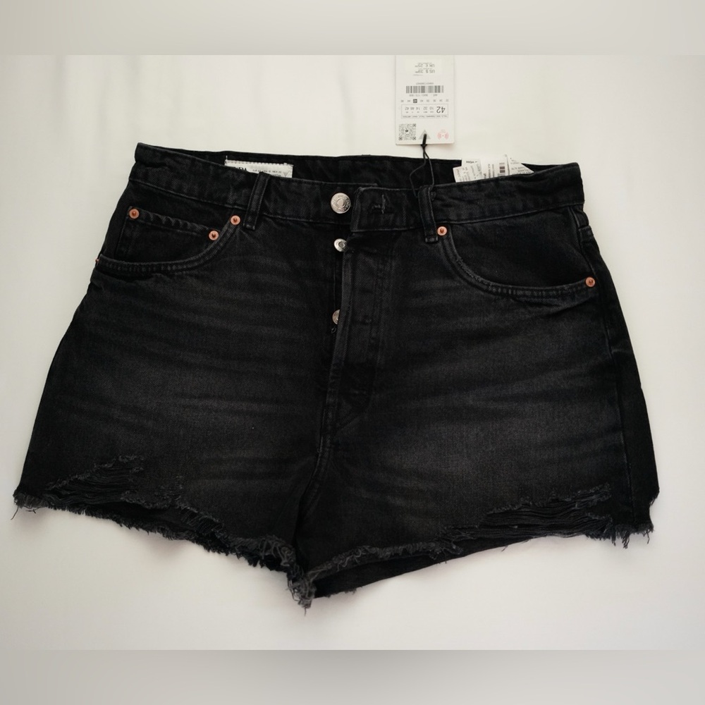 Zara high rise shorts